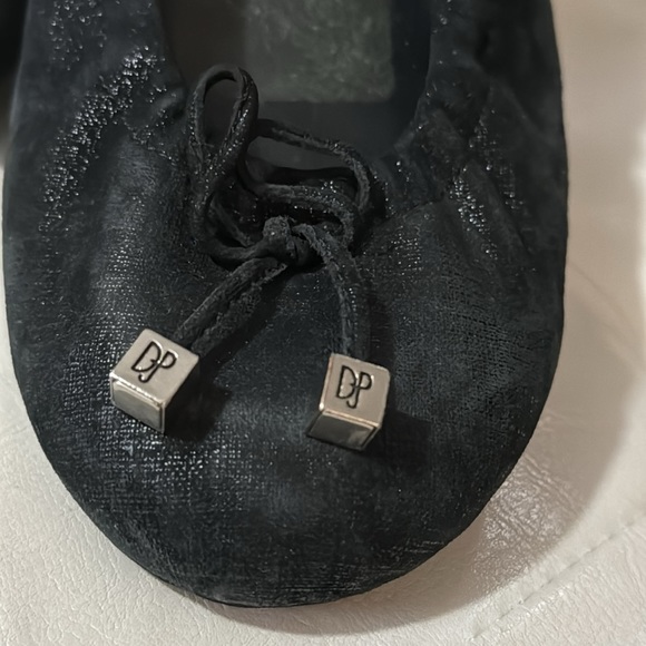 Donald J Pliner Ballet Flats-Sz 9.5M “Dance” Model-Elastic Slip On Style-Black - Picture 3 of 17